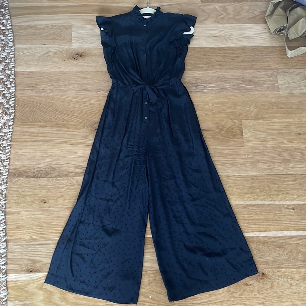 Rebecca Taylor Black Silk Jumpsuit